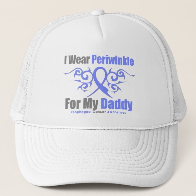 Matsofageal Cancer Periwinkle Ribbon Pappa Truckerkeps (Framsida)