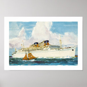 Matson eyeliner till Hawaii Poster