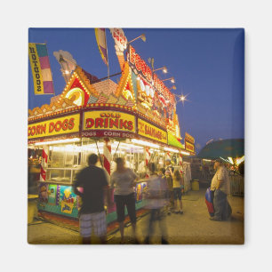 Matstånd vid Northwest Montana Fair i Magnet