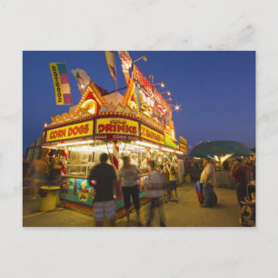 Matstånd vid Northwest Montana Fair i Vykort