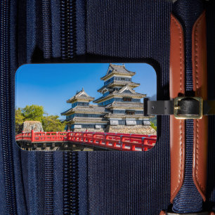 Matsumoto castle and bridge bagagebricka