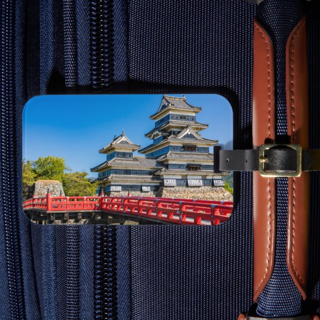 Matsumoto castle and bridge bagagebricka (Framsida Insitu 4)