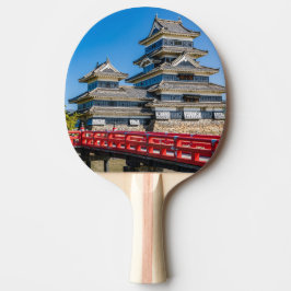 Matsumoto castle and bridge pingisracket
