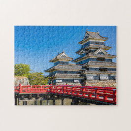 Matsumoto castle and bridge pussel
