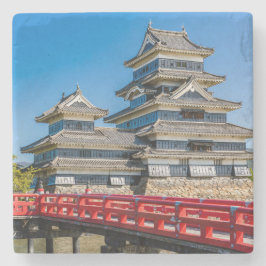 Matsumoto castle and bridge stenunderlägg