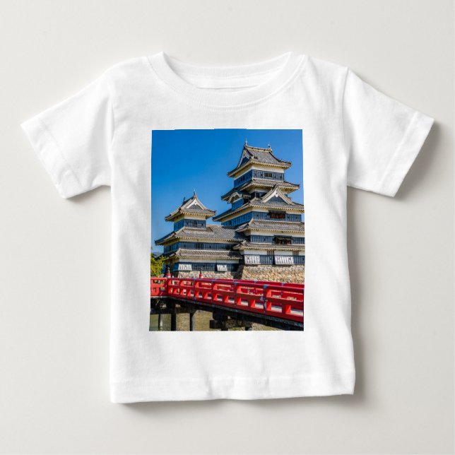 Matsumoto castle and bridge t shirt (Framsida)