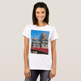 Matsumoto castle and bridge t shirt