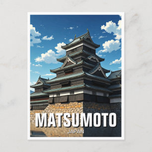 Matsumoto Castle Japan Vykort