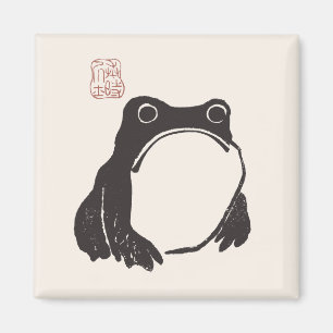 Matsumoto Hoji Frog Ledsen Melancholy Japansk arti Magnet