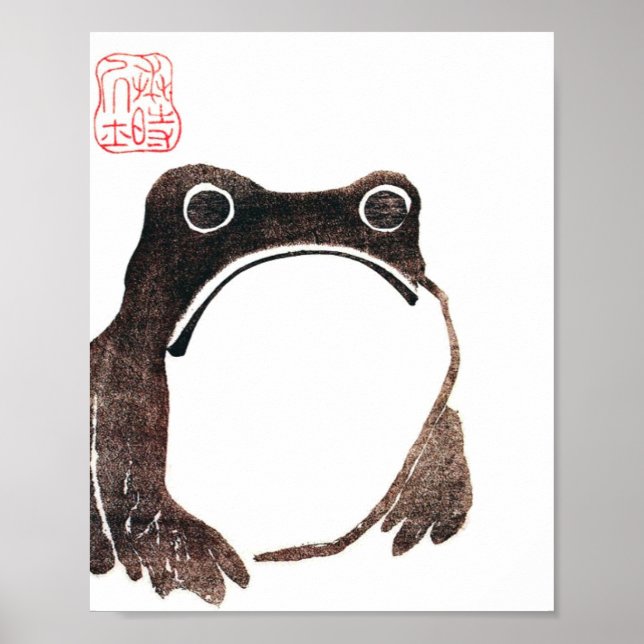 Matsumoto Hoji Frog Poster (Framsidan)