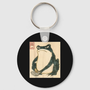 Matsumoto Hoji Japanska Frog Ukiyo-e Toad Meme Aes Nyckelring