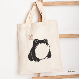 Matsumoto Hoji Ledsen Frog Japansk konst Tygkasse