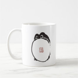Matsumoto Hoji Ledsen Frog Print Vintage Kaffemugg