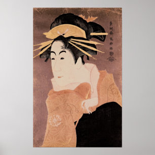 Matsumoto Yonesaburo i rollen av courtesanen Poster