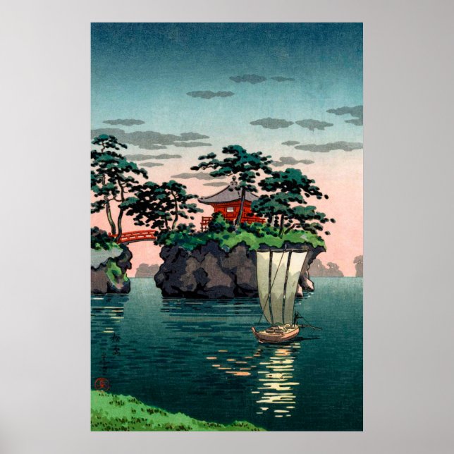 Matsushima av Tsuchiya Koitsu Poster (Framsidan)