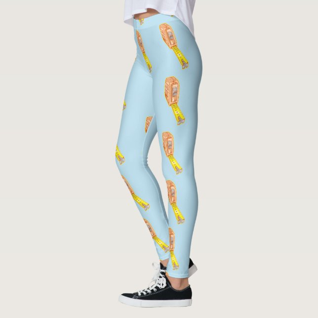 Mätsystem för bandmätning av band leggings (Vänster)