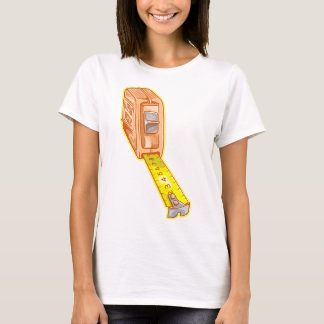 Mätsystem för bandmätning av band t shirt (Framsida)