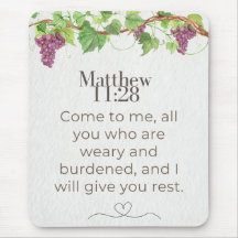 Matt 11:28 Kom till mig Skrift | Grapevine