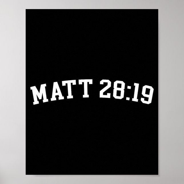 Matt 28_19  poster (Framsidan)