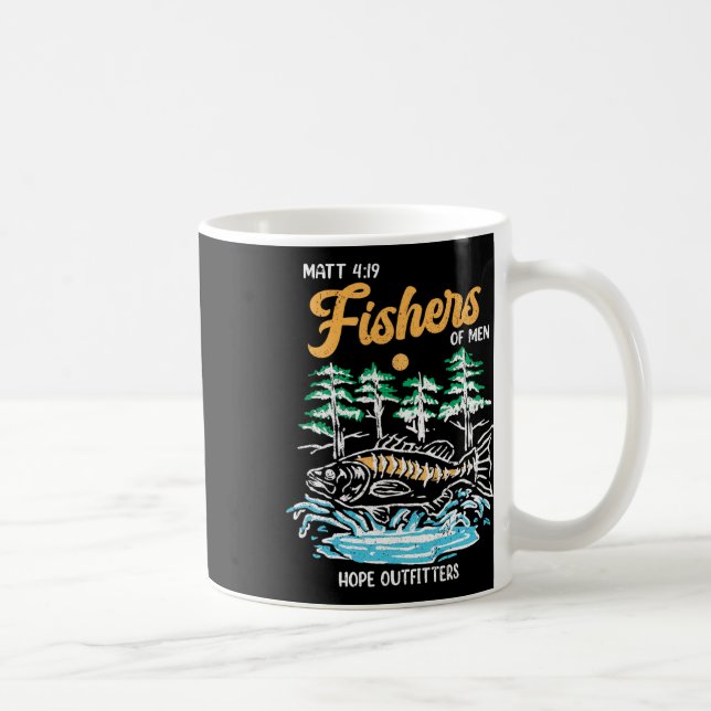 Matt 419 fiskare från Manar Christian Fishing Far Kaffemugg (Höger)