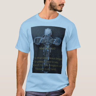 Matt 4:17 – Ångra Kors T-Shirt