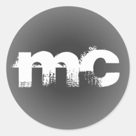 Matt Crook Design Sticker Runt Klistermärke