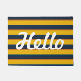 Matt dörr för hejgult- och blåttrand