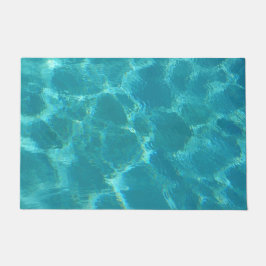 Matt dörr för turkosblåttvatten