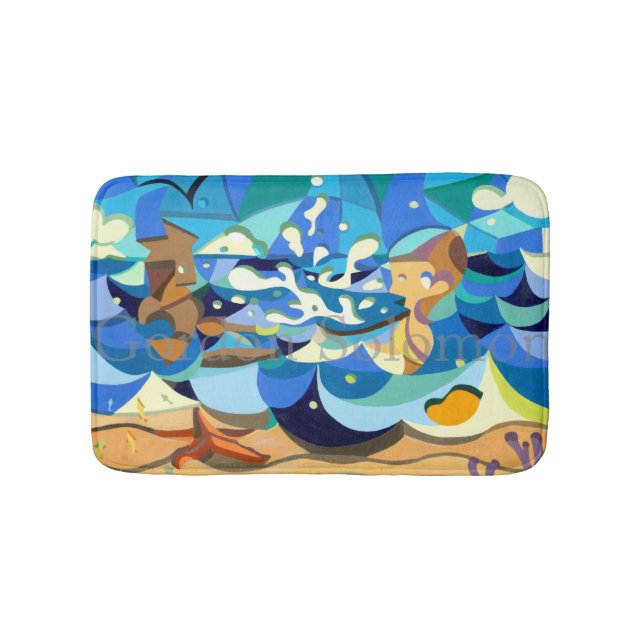 Matt fontän av ungdommen badrumsmatta (Framsidan)