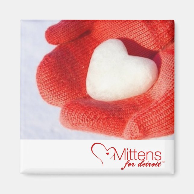 Mått för Detroit 2-tums kvadratstreck Magnet (Framsidan)