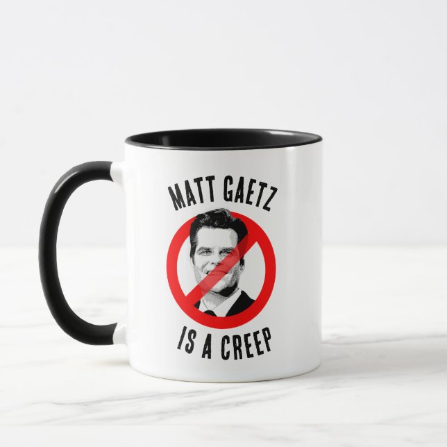 Matt Gaetz är en Creep Anti Matt Gaetz Mugg (Vänster)