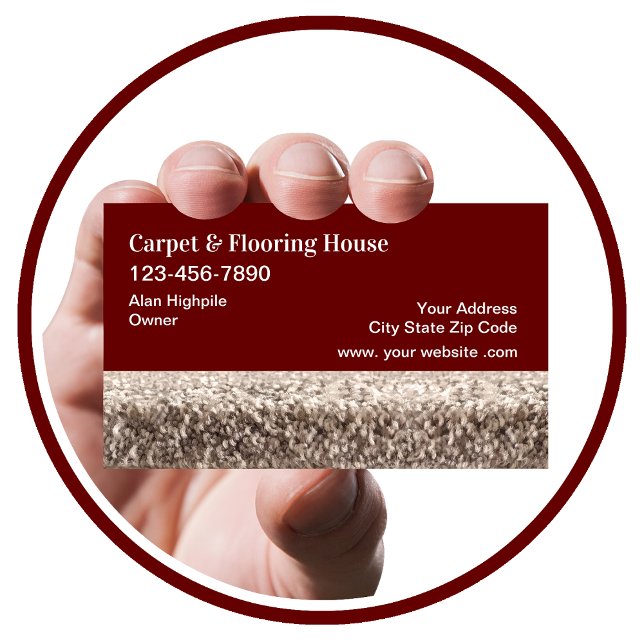 Matt- och golvservice Visitenkort Visitkort (Carpet Floor Cleaning)