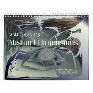 Mått på Abstrakt av väggkalender Kalender