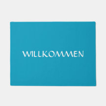 Matt WILLKOMMEN-tyskvälkomnande