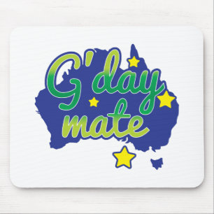 Matta australiensiska hälsninghejer för G'DAY Musmatta