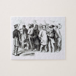 Matta Baggers, sena 1860s (gravyr) (b-/wfotoet) Pussel
