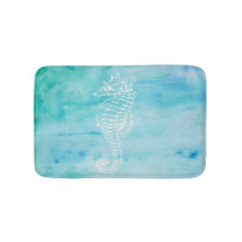 Matta för vattenfärgSeahorsebad