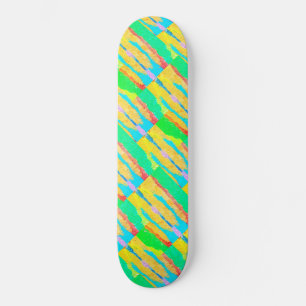 Matta och Rags abstrakt rena konsthandlingar Mini Skateboard Bräda 18,5 Cm