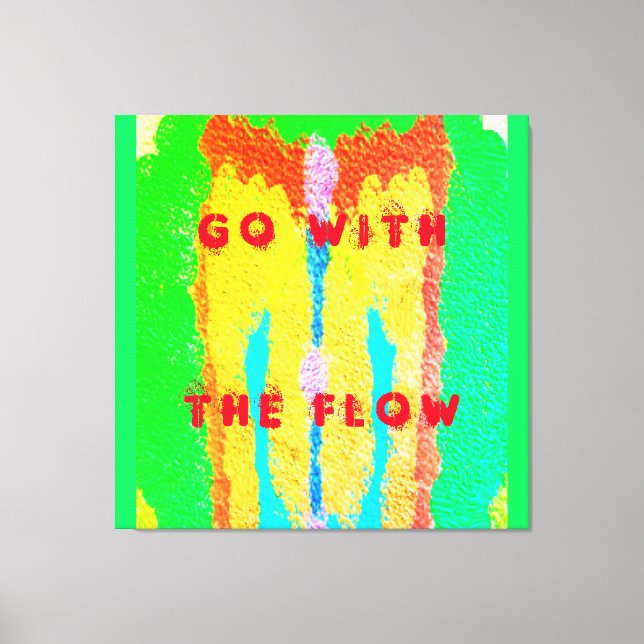 Matta och Rags abstrakt rent konst supreme Canvastryck (Framsida)