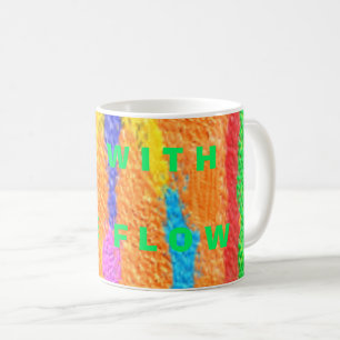 Matta och Rags abstrakt rent konst supreme Kaffemugg
