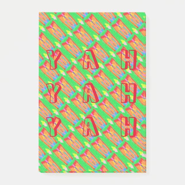 Matta och Rags abstrakt rent konst supreme Post-it Block (Framsida)
