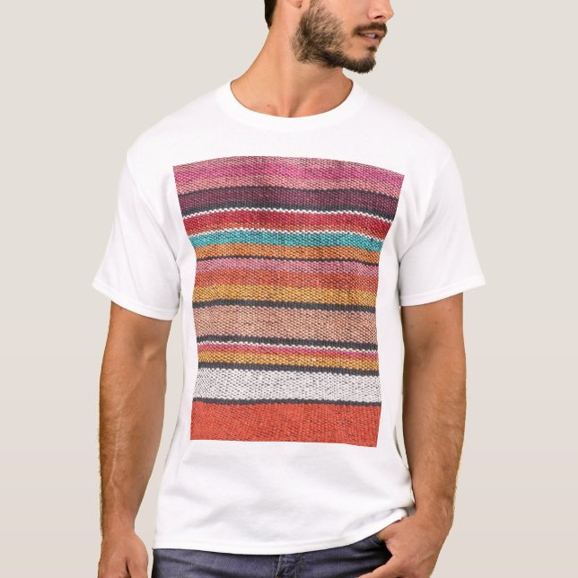 Matta Richness: Mexikanska peruanska Struktur T Shirt (Framsida)