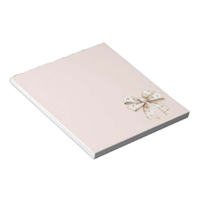 Måttbandsbåge Anteckningsblock (Vinklad)