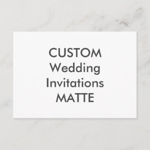 MATTE 120 lb 5-tums x 3,5-tums bröllopsinbjudninga Inbjudningar