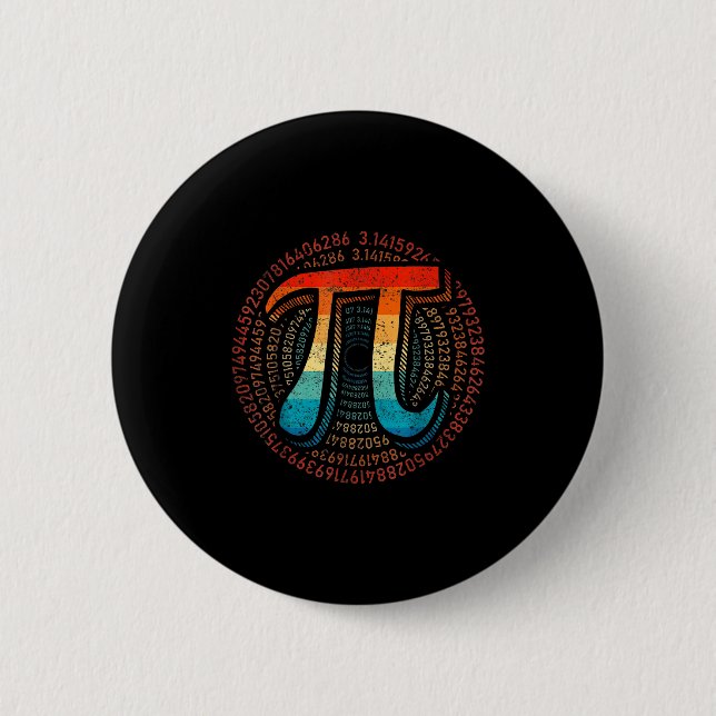 Matte är enkelt som Pi Matematiklärare Glad Pi-dag Knapp (Framsida)