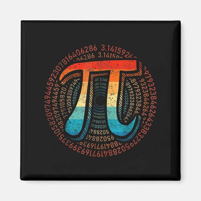 Matte är enkelt som Pi Matematiklärare Glad Pi-dag Magnet (Framsidan)