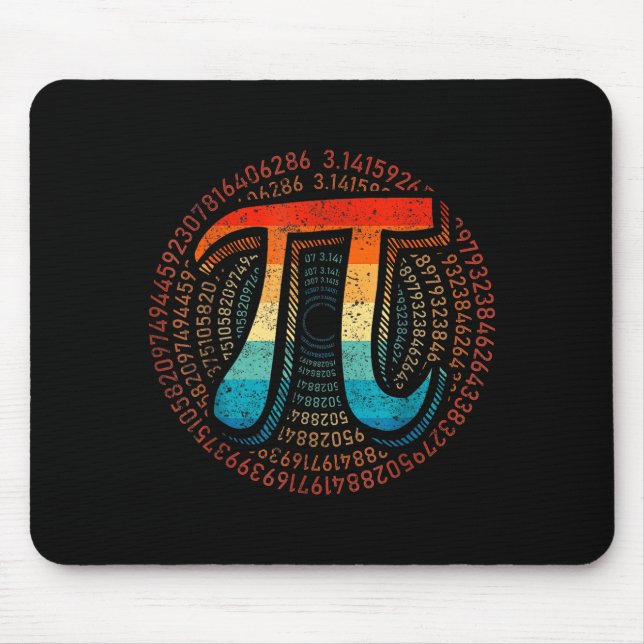 Matte är enkelt som Pi Matematiklärare Glad Pi-dag Musmatta (Framsidan)