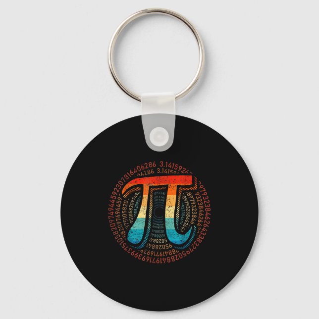 Matte är enkelt som Pi Matematiklärare Glad Pi-dag Nyckelring (Framsida)