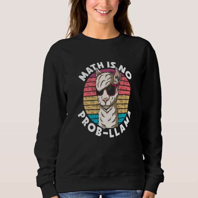 Matte är inget Prob llama utbildningsinstruktör Fö T Shirt (Framsida)