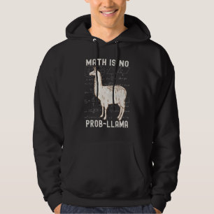 Matte Är Inget Problem Lama Matte Lärare Lama Desi Hoodie